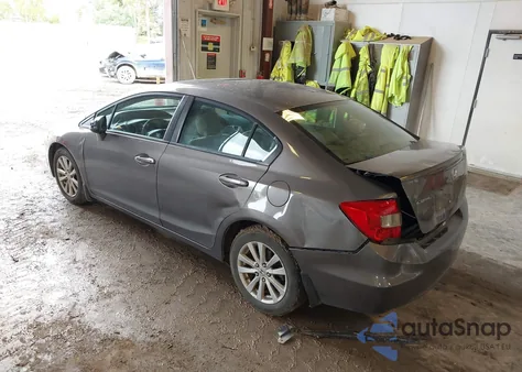 2012 Honda Civic Ex z USA, uszkodzony, nr VIN 19XFB2F86CE107093